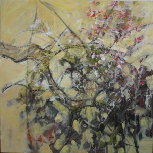 Endurance 40 x 40 inches, oil on canvas Old Apple Tree Series 2013